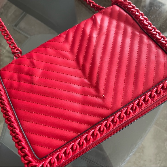 NEW Aldo Greenwald Crossbody Bag in Red, New w/o Tag Retail $100 - Picture 8 of 15